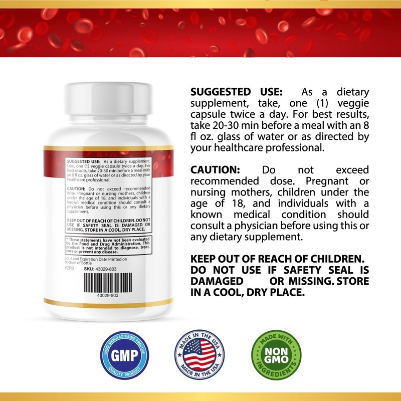 Blood Balance- Blood Support- 60 Capsules gallery