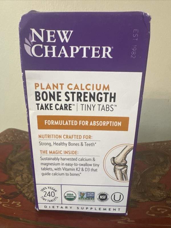 New Chapter Bone Strength Take Care Tiny Tabs - 240 Tablets