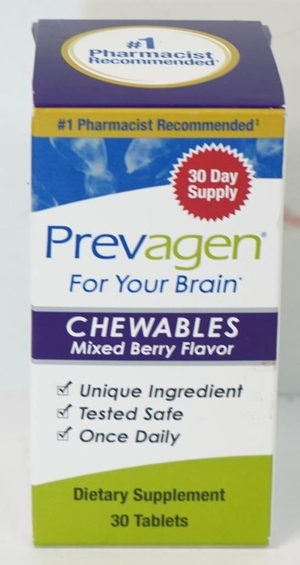 NEW – Prevagen Chewables Mixed Berry Flavor 10MG 30-Tablets