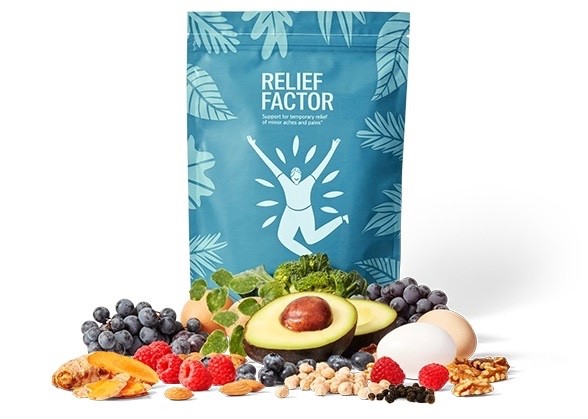 Authentic Relief Factor Support for Temporary Relief of Aches and Pains 60 Packs