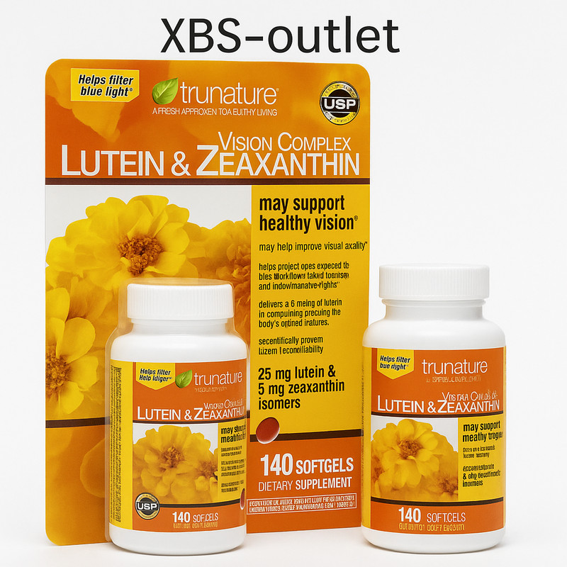 TruNature Vision Softgels Complex Lutein and Zeaxanthin 140 Count