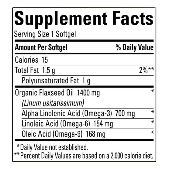 Nature Made Flaxseed Oil 1400 mg, 300 Softgels gallery