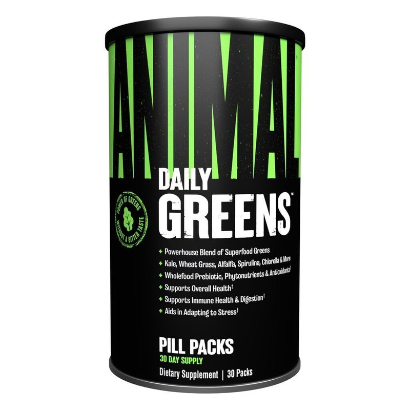 Animal Daily Greens Immune Support Herbal Supplement 30 Count Capsules