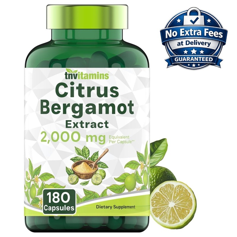 Citrus Bergamot Extract 2000mg 180 Capsules | 6 Month Supply