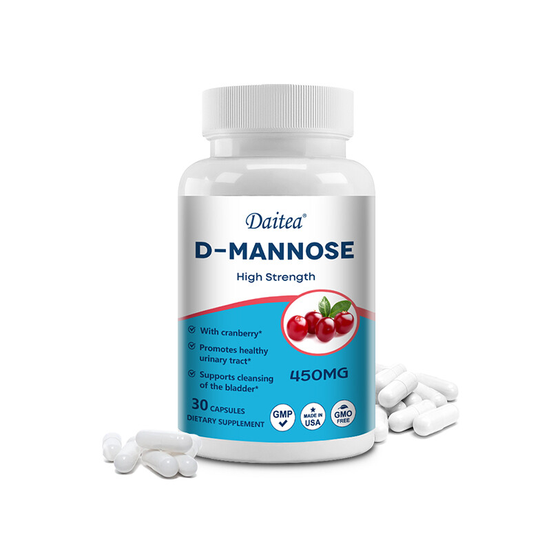 D-Mannose 1000mg 30 To 120 Capsules Healthy Urinary Tract, Clean Bladder