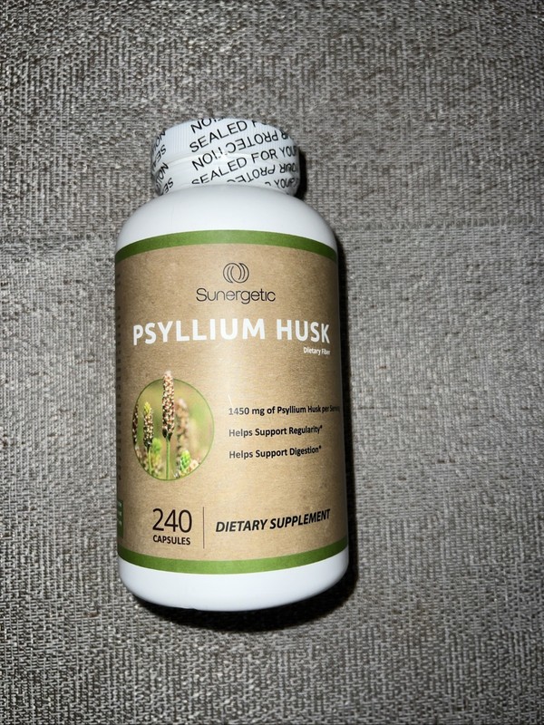 Premium Psyllium Husk Fiber Supplement 1450Mg, 240 Capsules
