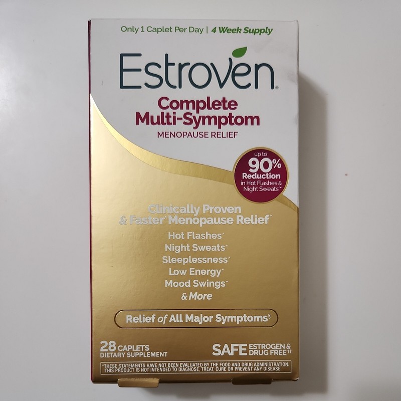 Estroven Complete Menopause Relief 28 Vegetarian Caplets Exp 2025+