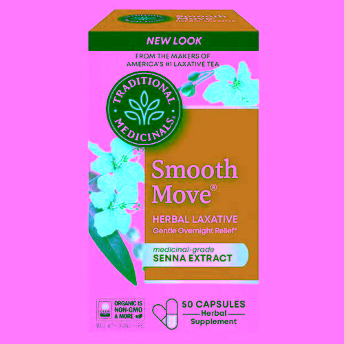 Smooth Move Senna 50 Caps By Traditional Medicinals