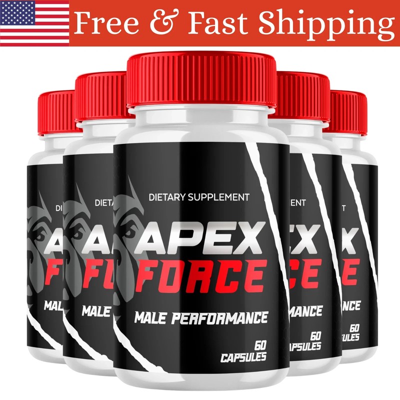 Apex Force Pills for Men Max Strength Apex Force Formula Supplement 300 Capsules