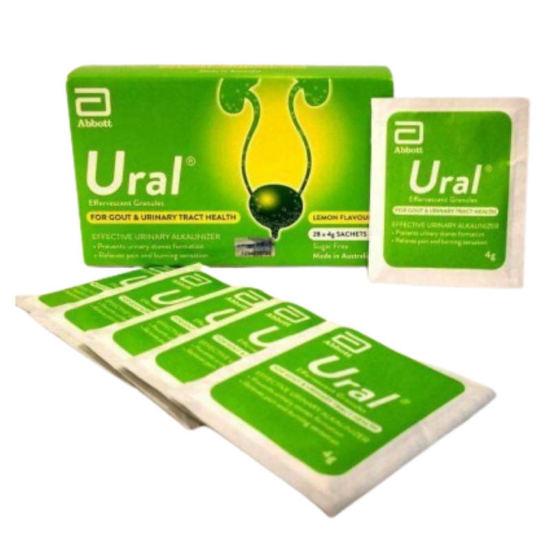 1 X Abbott Ural Effervescent Granules – Lemon Urine Alkaliniser 28 Sachets gallery