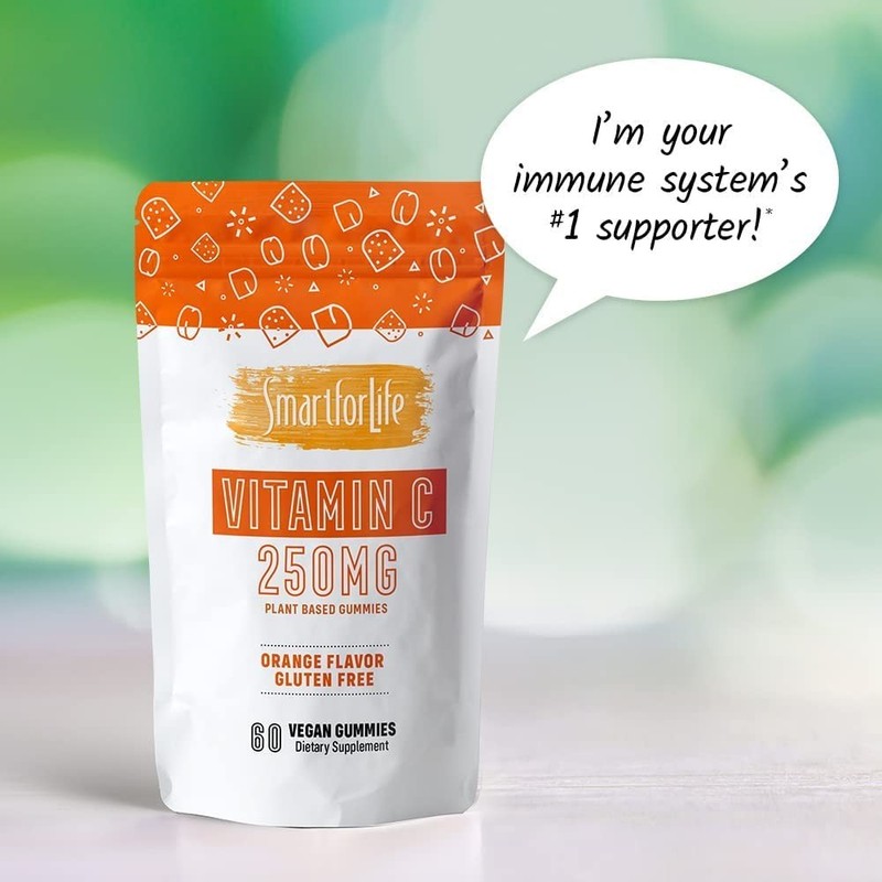Vitamin C Gummies - Plant-Based Vegan Vitamin C Gummies Natural Orange Flavor... gallery