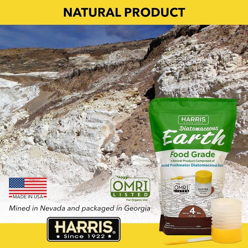 4lb Food Grade Diatomaceous Earth with Easy Application Powder Duster Included gallery