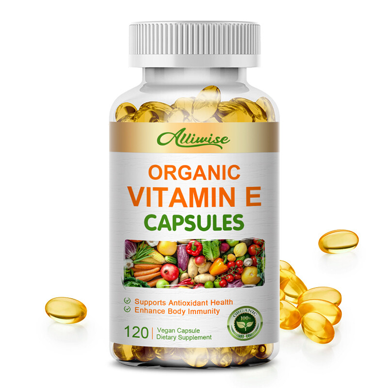 Vitamin E 1000 IU – 120 Softgels for Skin, Hair, Immune & Eye Health Support