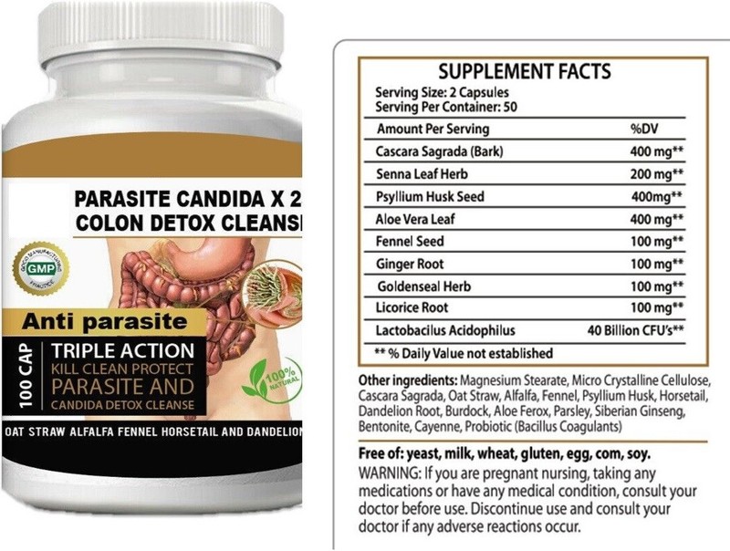 Intestinal Parasite Cleanse Detox Dietary Capsules Supports Digestion kit gallery