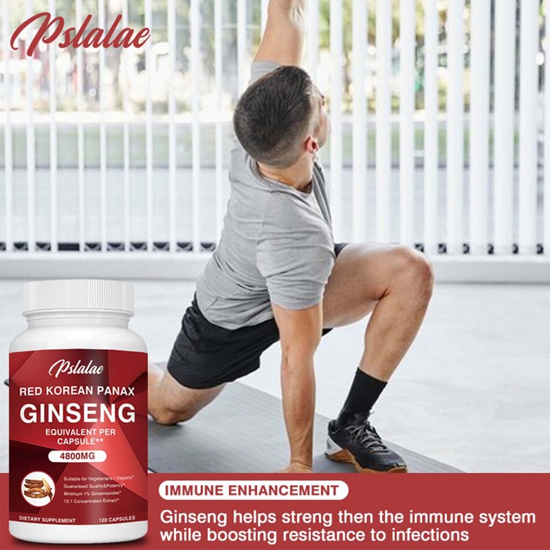 Red Korean Panax Ginseng 4800mg - High Strength, Energy, Endurance, Memory gallery