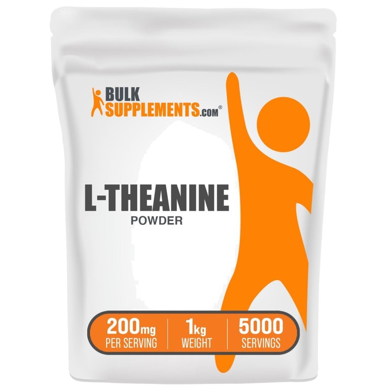 L-Theanine 200mg Powder – High Quality Gluten Free Supplement for Health & Focus