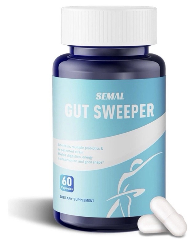 SEMAL Gut Sweeper for Digestive Health Probiotic Supplement 60 Capsules