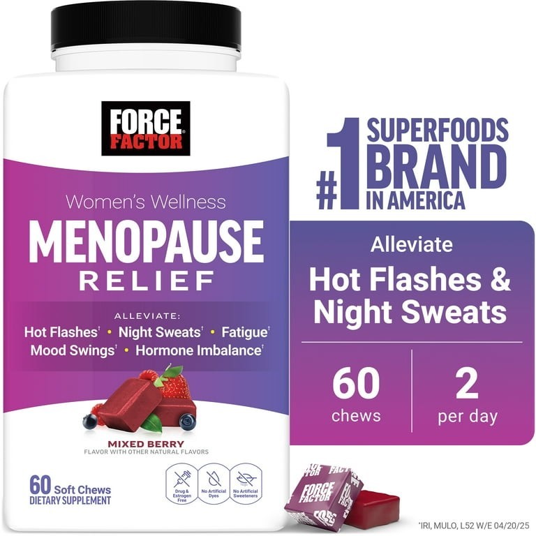 Menopause Relief, Supplements for Women with Black Cohosh for Hot Flash