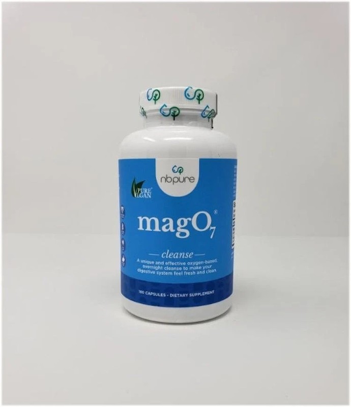 NB Pure MagO7 Cleanse Supplements 180 Capsules Pure Vegan Oxygen Based Exp 8/26