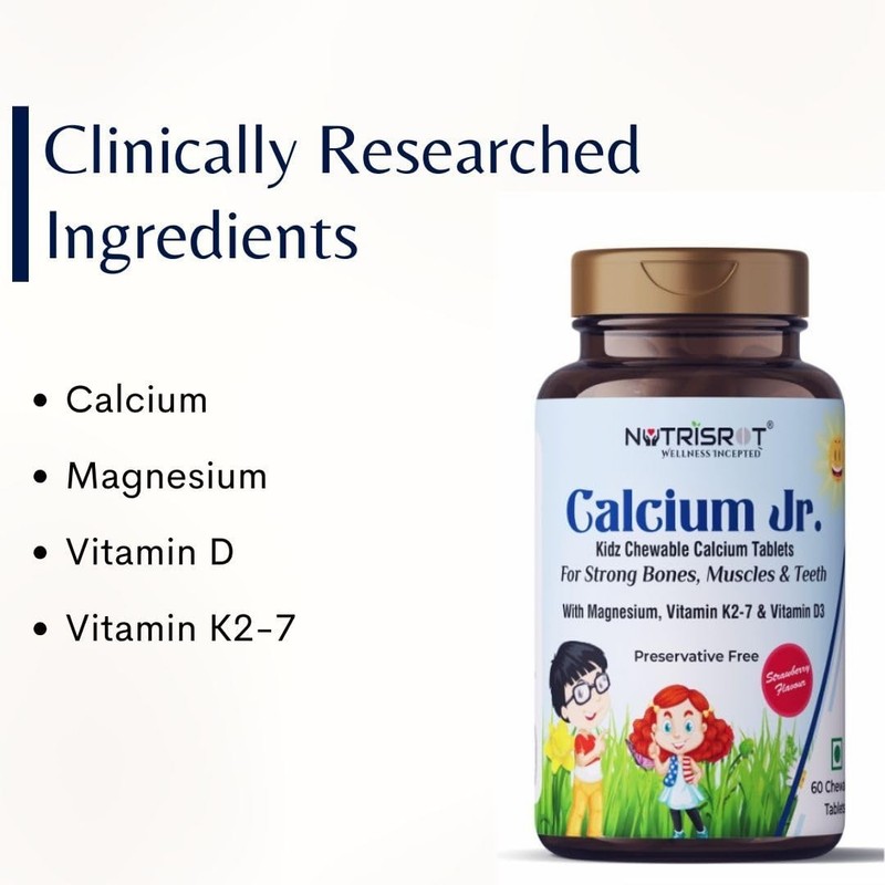 U.nived Calcium Jr Kids Calcium Tablets 60 Strawberry Chews gallery