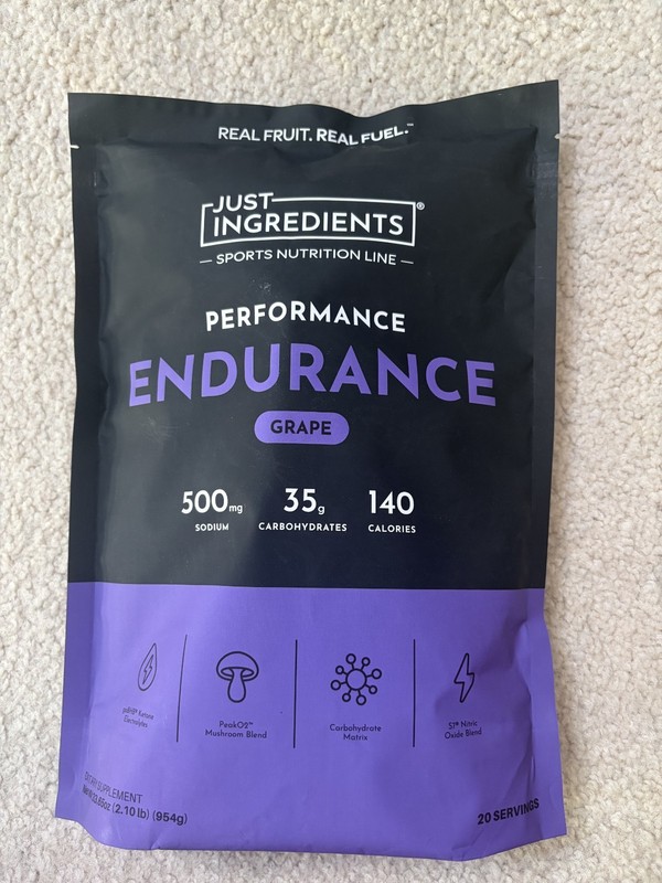 Just Ingredients (Sports Nutrition) Performance Endurance – Grape