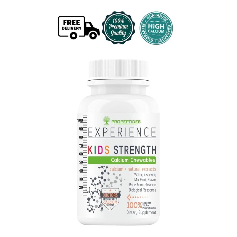 Kids Calcium Citrate D3 Zinc Iron 60 Chewable Tablets