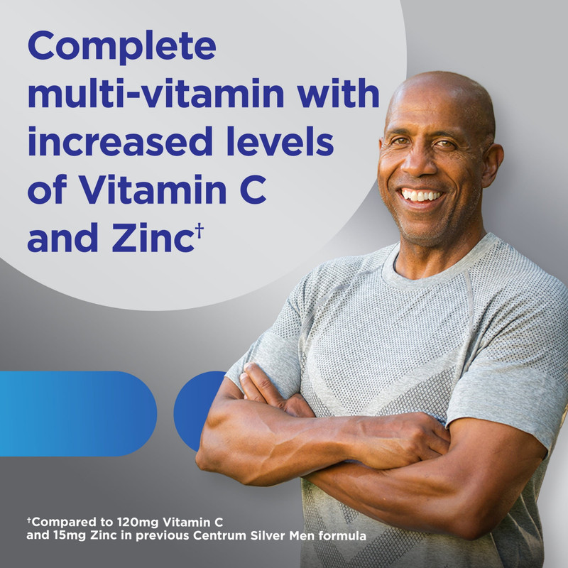 Centrum Silver MultiVitamin MultiMineral Complete Vitamin-Men Over 50+, 275 Tab gallery