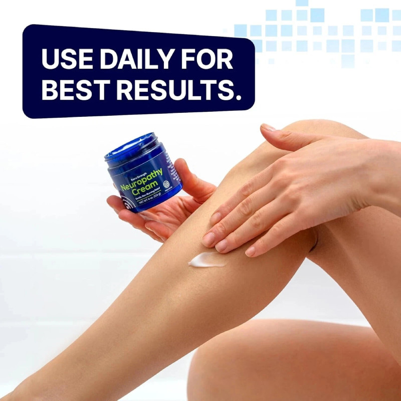 Basic Vigor Migrastil Neuropathy Relief Cream Strength for Feet Legs Hands gallery