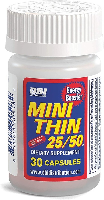 MINI THIN 25/50 EF ENERGY BOOSTER (30) PILLS 1 Bottle