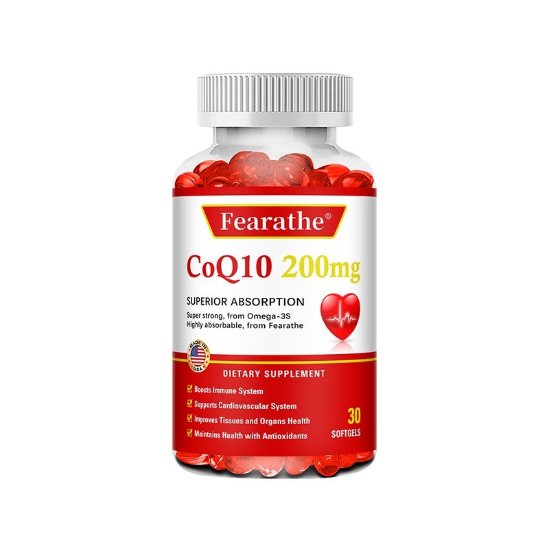Co Q-10 Supports Healthy Brain Function Powerful Antioxidantt 30-120 Capsules