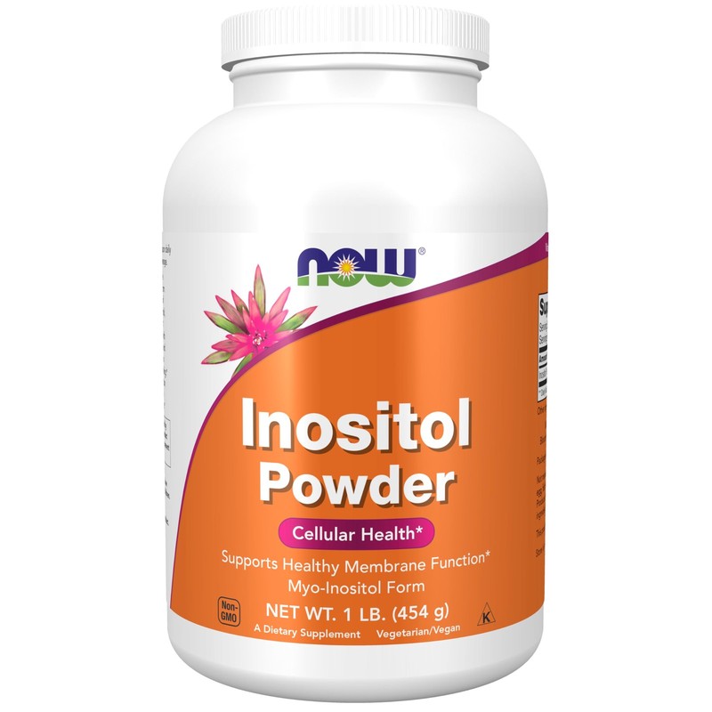 NOW Foods Supplements, Inositol Powder, 16 Ounce (Pack of 1), White