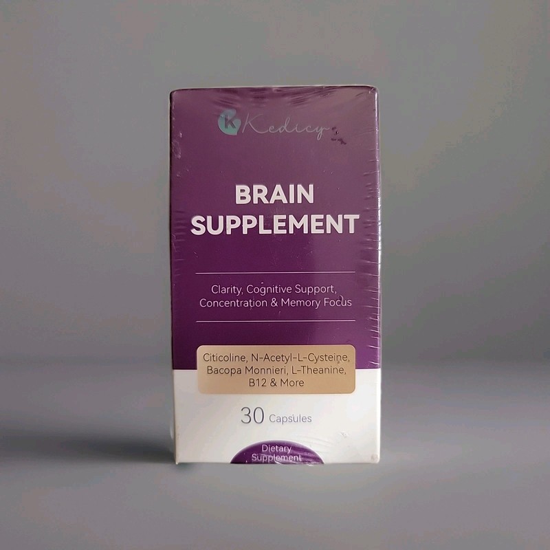 SEALED Kedicy 11-1 Brain Supplement For Memory Loss 30 CAPSULES Exp 08/31/2027