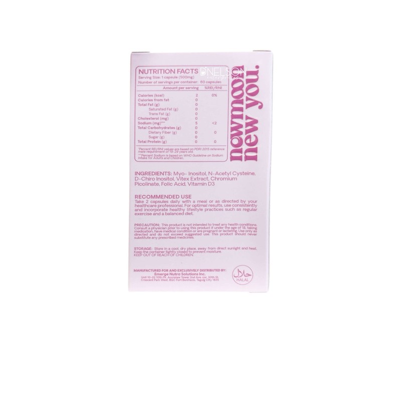 NEW MOON Hormo Balance – Myo-Inositol + D-Chiro Inositol | 30x 500mg Capsule gallery