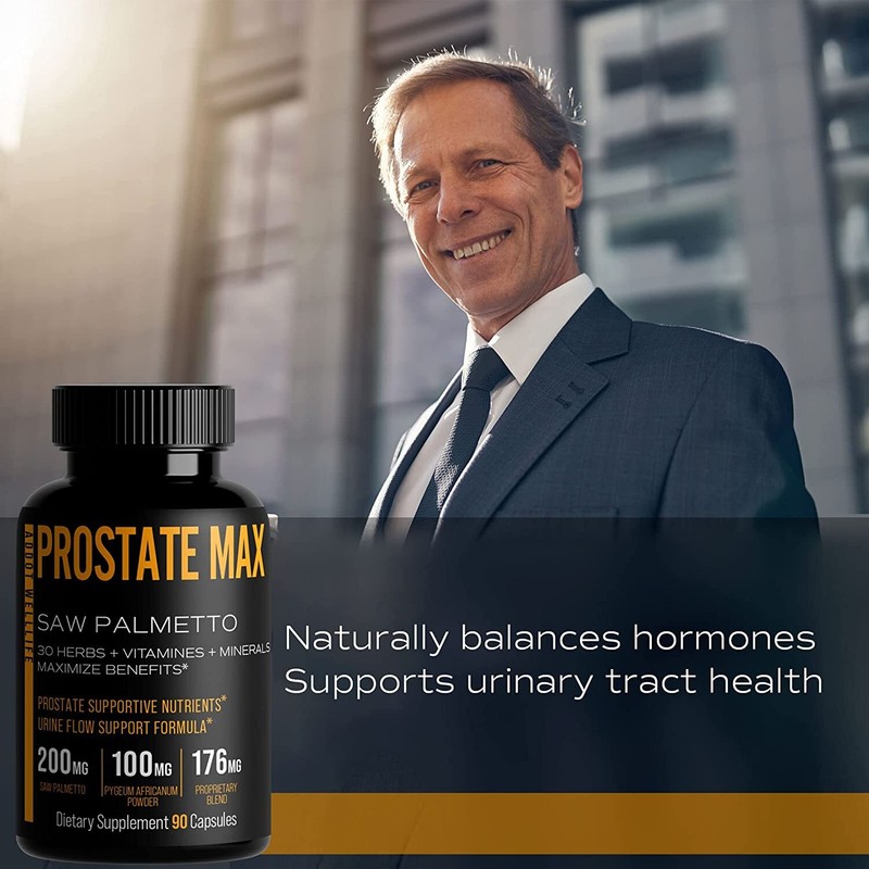 Prostate Max for Men, Saw Palmetto Plus 30 Herbs, minerals, vitamins gallery