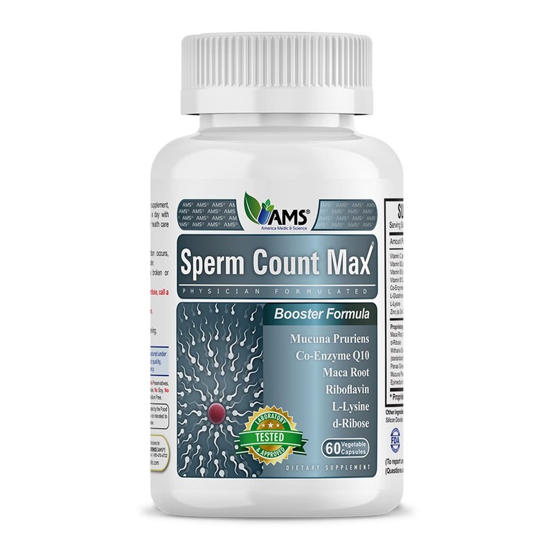 America Medic & Science Sperm Count Max 60 Capsules | Male Fertility Suppleme…