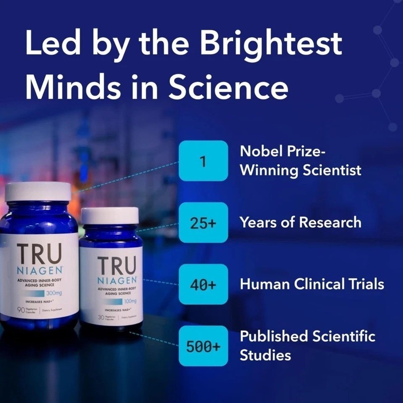 NEW 300mg TRU NIAGEN NAD Supplement Niagen for Brain Function & Anti-Aging gallery