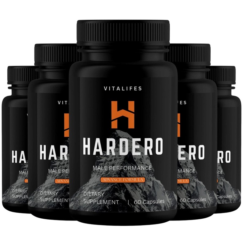 ( 5 Pack ) Hardero Advanced Male Support Supplement Hard Ero 60 Capsules