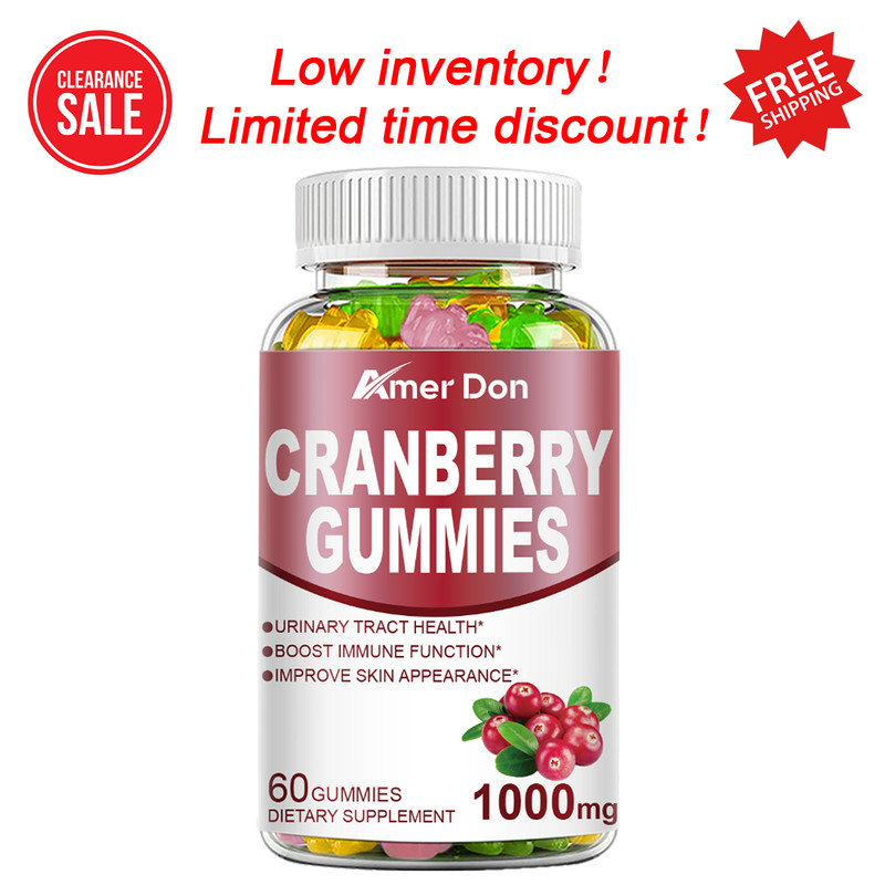 60 Cranberry Extract Gummies | Targeting Body Odor, Women’s Health and Balance