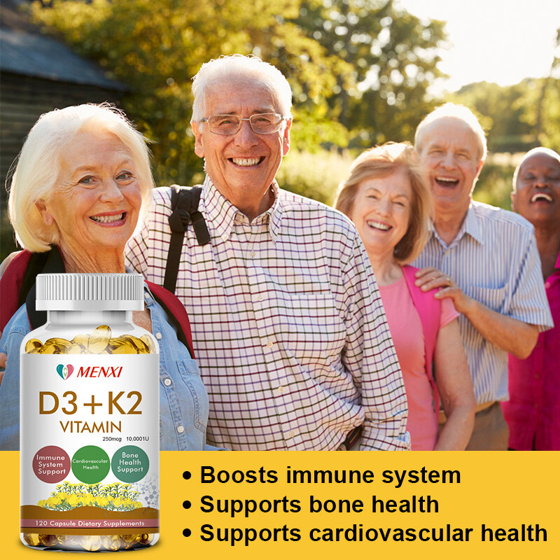 Vitamin D3+K2 Capsules 10000IU-Supports Immune Health,Heart Health,Bones, Muscle gallery