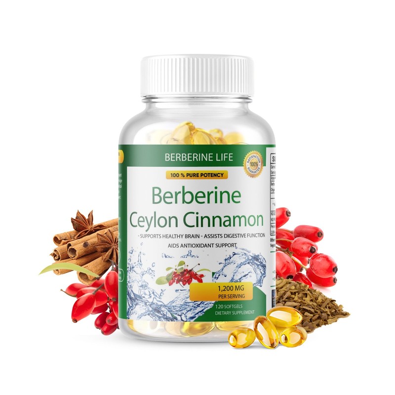 3 Packs Berberine 1200mg High Abosorption 360 Blood Sugar Immune 6 Months Supply gallery
