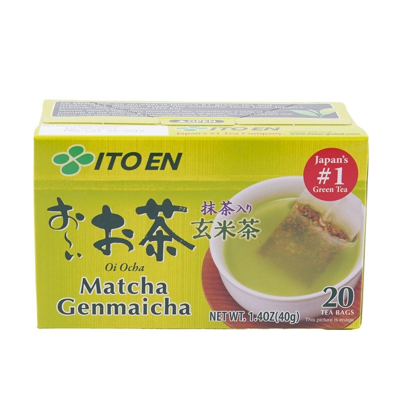 Ito En Japanese Green Tea w/ Roasted Rice Healthy Matcha 2g x 20 Sachets NEW