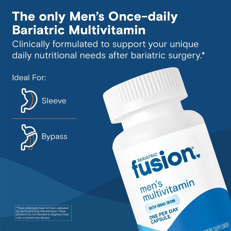 One Per Day Bariatric Multivitamin with Iron for Men | with Prostate and Hear... gallery