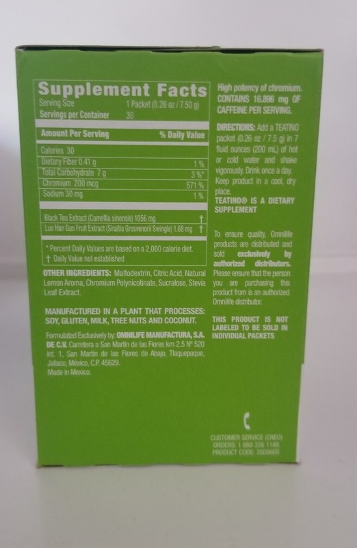 cafezzino + Teatino Limon Weight Control.pack 2 Boxes original Brand Natural. gallery