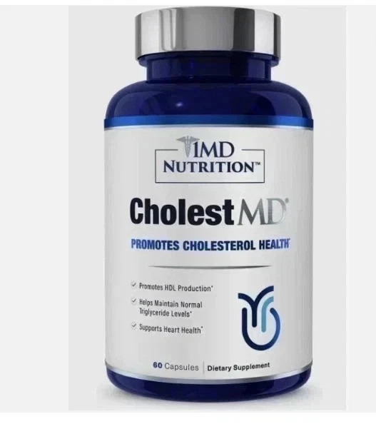 3 Pk 1MD Nutrition CholestMD Promotes Cholesterol Health 60 Caps Exp. 12/2027 gallery