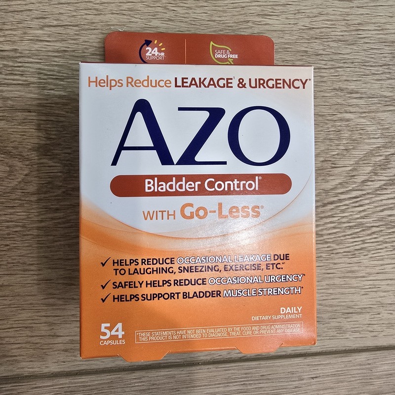 AZO Bladder Control with Go-Less, Helps Reduce Occasional Urgency, 54 Capsules