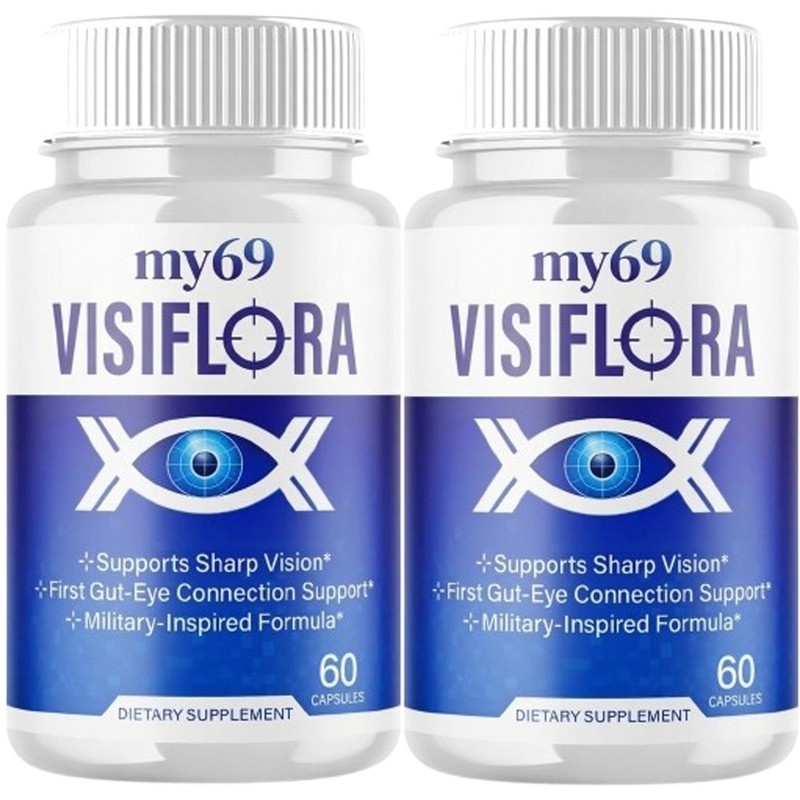 (2 Pack) Visiflora Support Healthy Eye Vision & Function Visi Flora 120 Capsules