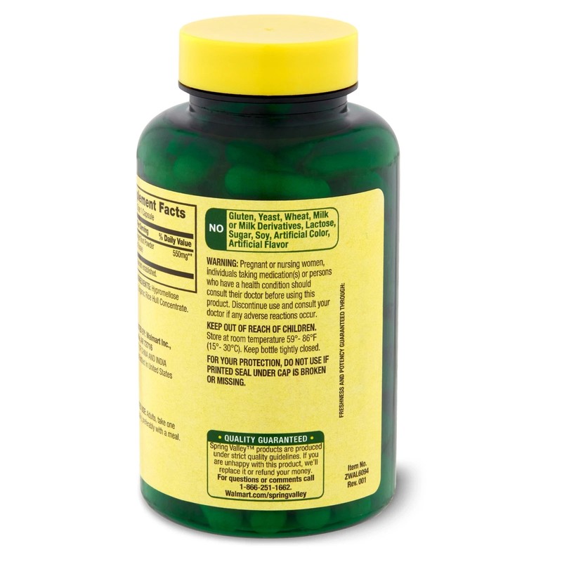 Ginger Root Digestive Health Supplement Capsules, 550mg, 100 Count gallery