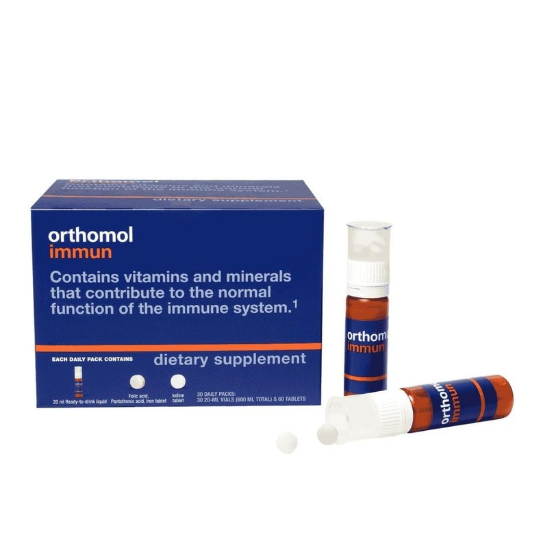 Orthomol Immun Vial, Immune Support Supplement,Capsule 30-Day Supply, Vitamin…