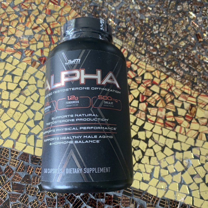 Alpha JYM X Advanced Hormone Optimization, Vitality 240 Caps exp 12/2027