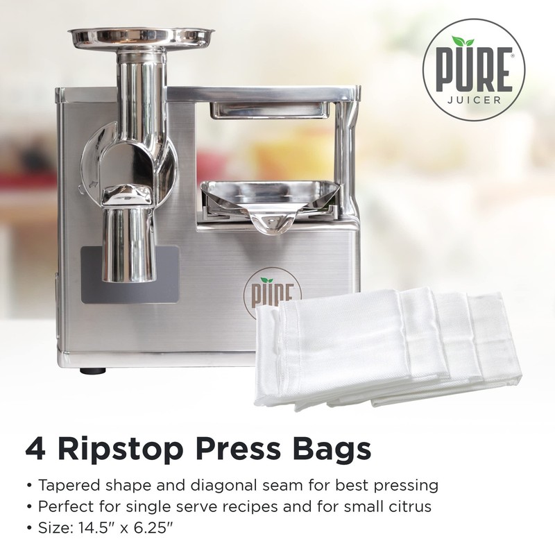 PURE Juice Press Bags, High Strength, High Porosity & Reusable | Ripstop Juic... gallery